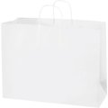 Box Packaging Paper Shopping Bags, 16"W x 6"D x 12"H, White, 250/Pack BGS108W